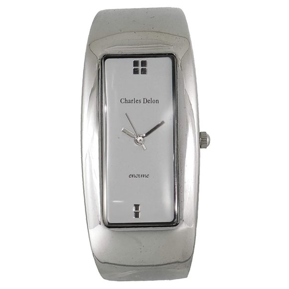 Charles Delon Casual Style Silver Watch